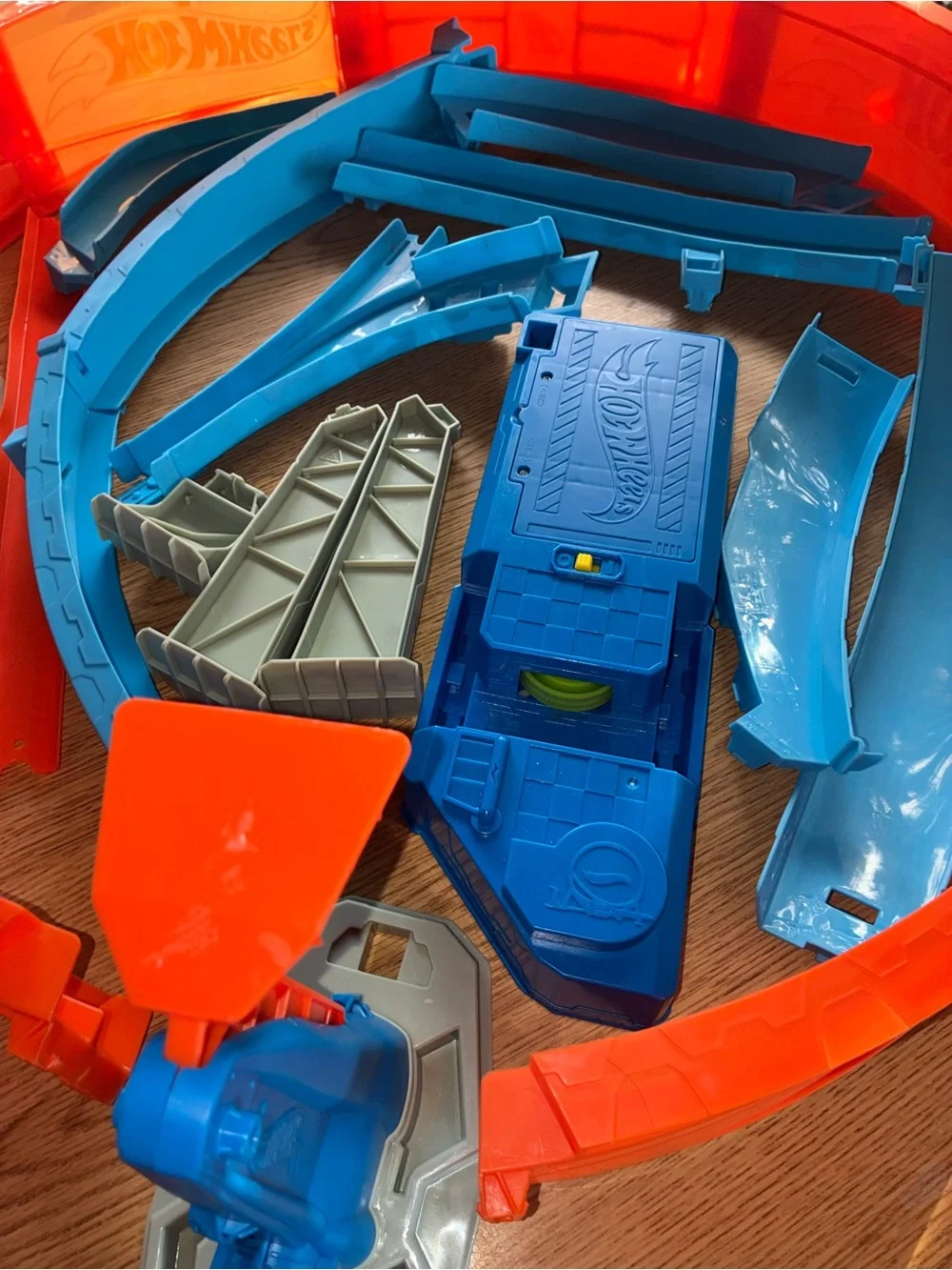 Hot Wheels Massive Loop Mayhem Track Setup Motorized Booster Not A Complete Set